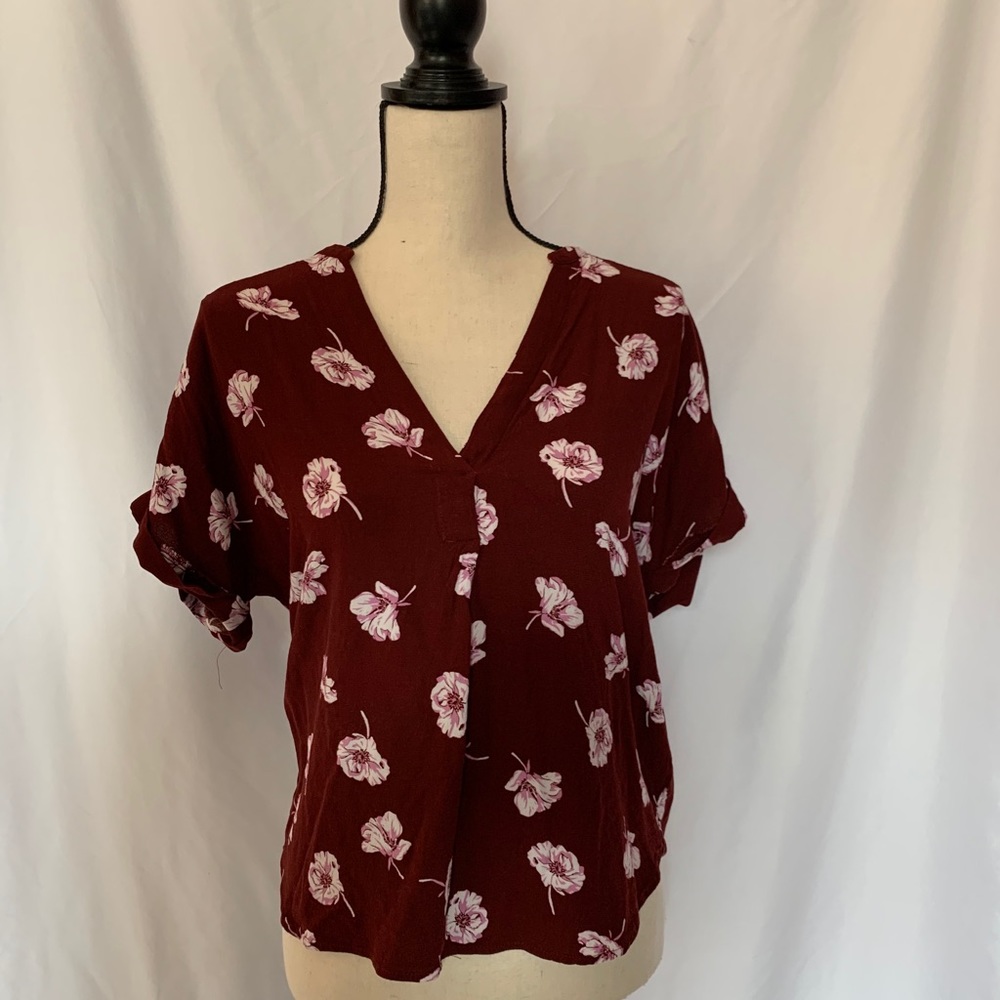 Maroon blouse